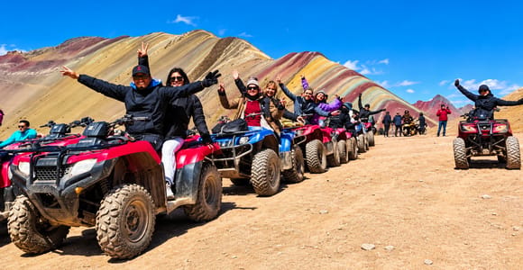 From Cusco: ATV Ride to Rainbow Mountain