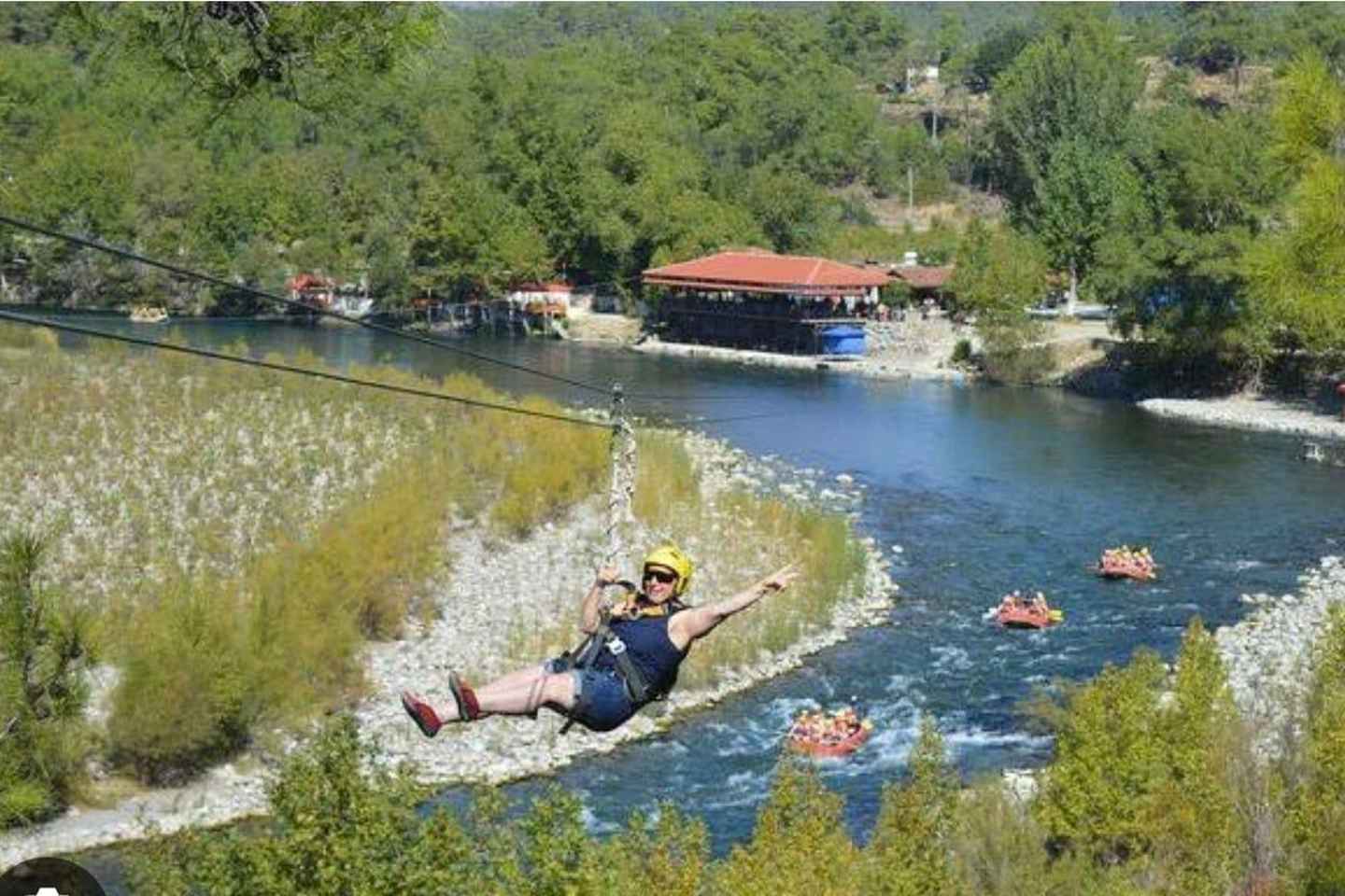 Alanya/Side/Belek: Rafting Mix W/Jeep, Quad, Zipline options