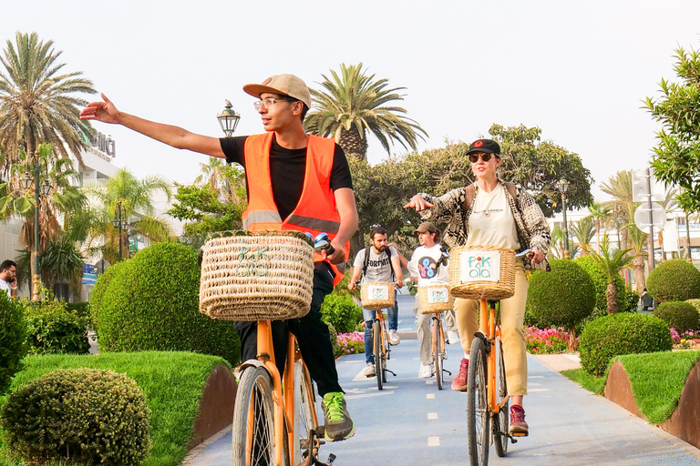 Agadir: Liberte sua aventura com bicicletas elétricas!Agadir: city tour guiado de bicicleta com doces e bebidas