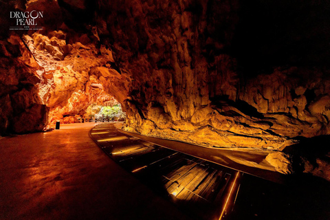 From Hanoi: Ha Long Bay Cruise, Cave Tour, and Dinner Show