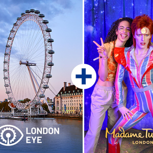 London: Kombiticket für das London Eye und Madame Tussauds