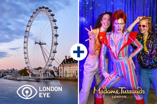 Londres: London Eye e Madame Tussauds: ingresso combinado