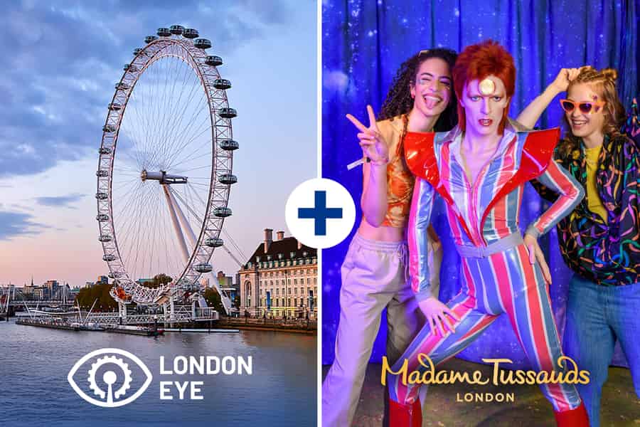 London: Kombiticket für das London Eye und Madame Tussauds. Foto: GetYourGuide