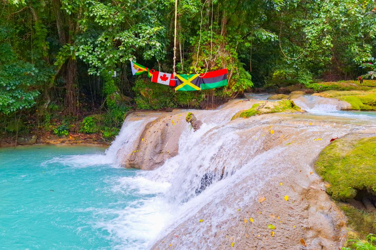 Montego Bay : Combo chutes de la rivière Dunn et trou bleu