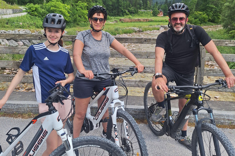 Excursion en E-bike dans les gorges de la Grande Soča et la forêt aquatique de Šunik