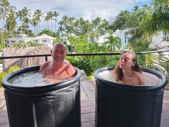 Las Terrenas: Breathwork + Ice Bath on Rooftop with Sea View