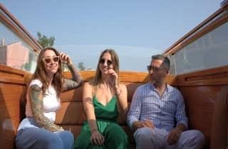 Venedig: Halbprivate Bootstour bei Sonnenuntergang mit Prosecco
