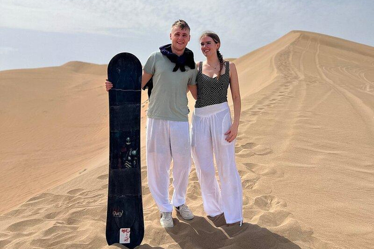 Agadir: Desert & Beach Quad with Sandboard & Camel Option Double Desert & Beach Quad, Sandboard