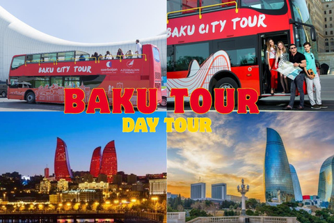 Baku: City Tour Hop-on Hop-off Bus with Audioguide