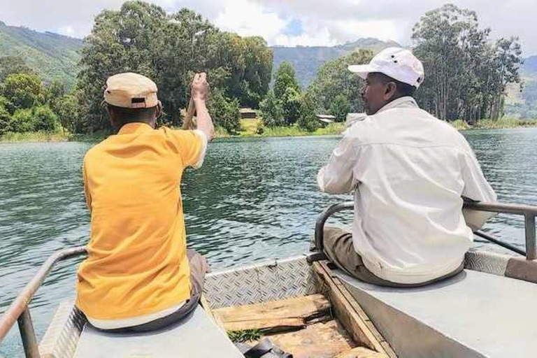 Z Addis Abeby: 1-dniowa wycieczka nad jezioro kraterowe Wenchi z rejsem łodzią