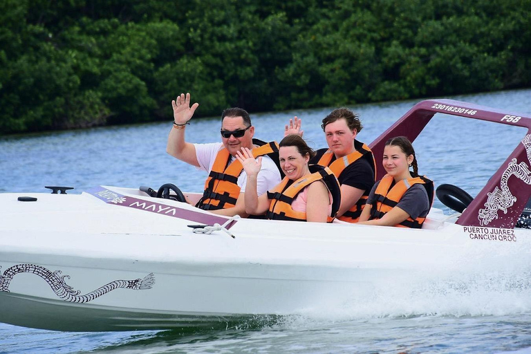 From Cancun: Speedboat & Snorkel Adventure