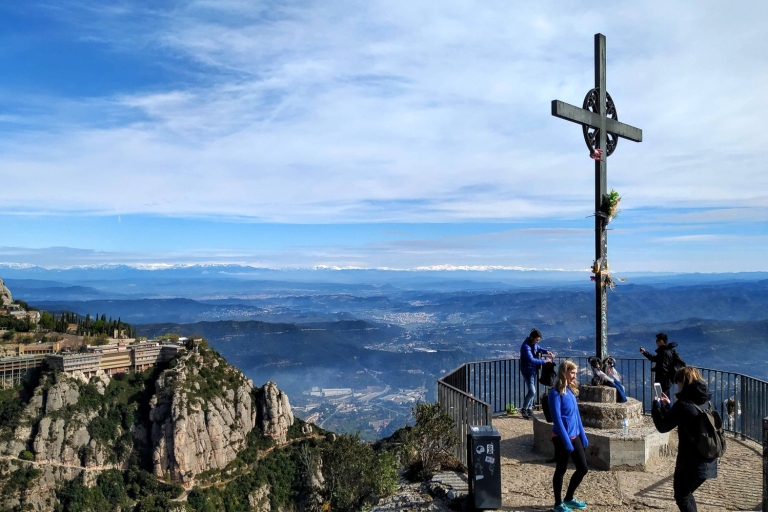 De Barcelone: visite guidée privée de Montserrat et téléphérique