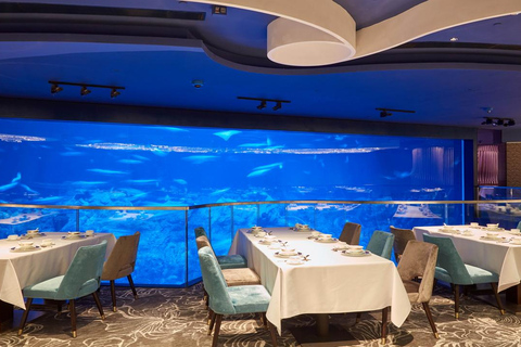 HK Elite Private Night Tour: Cruise, Aquarium Dinner, Peak