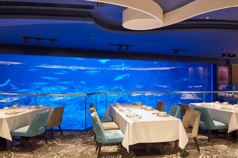 HK Elite Private Night Tour: Cruise, Aquarium Dinner, Peak