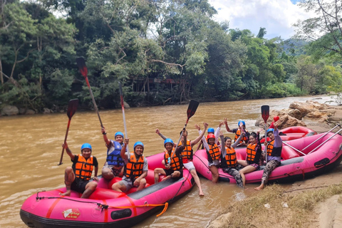 Chiang Mai: Jungle Zipline and White Water Rafting Tour