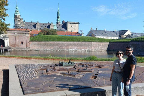 En rundtur i lätt tempo på Kronbog slott och Frederiksborgs slott