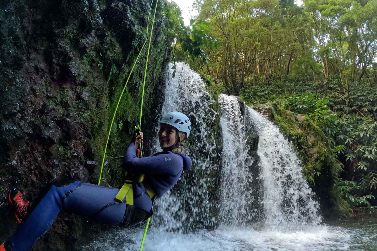 São Miguel: WaterPark Canyoning Ribeira dos Caldeirões