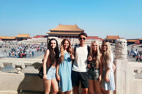 Beijing：Forbidden City+Mutianyu Great Wall Bus Tour-【Busda】Forbbiden City Entry Tickets Nur