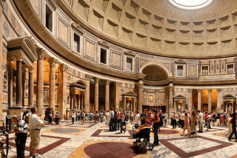 Rome Pantheon Night Tour with Local Host & Guide Entry Ticket + Audio Guide Experience