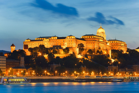 Croisière au centre-ville de BudapestBudapest Downtown Shot Cruise Night