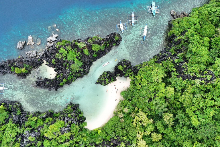 El Nido: Privétour B met Slangeneiland en Grotten