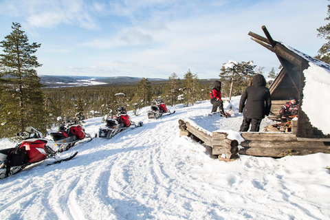 Rovaniemi: Snowmobile Safari Longer Trails Snowmobile Safari from Rovaniemi Center