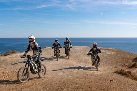 Lagos, Algarve: Adventure Tours on Surron Electric Dirtbikes Golden Cliffs Tour
