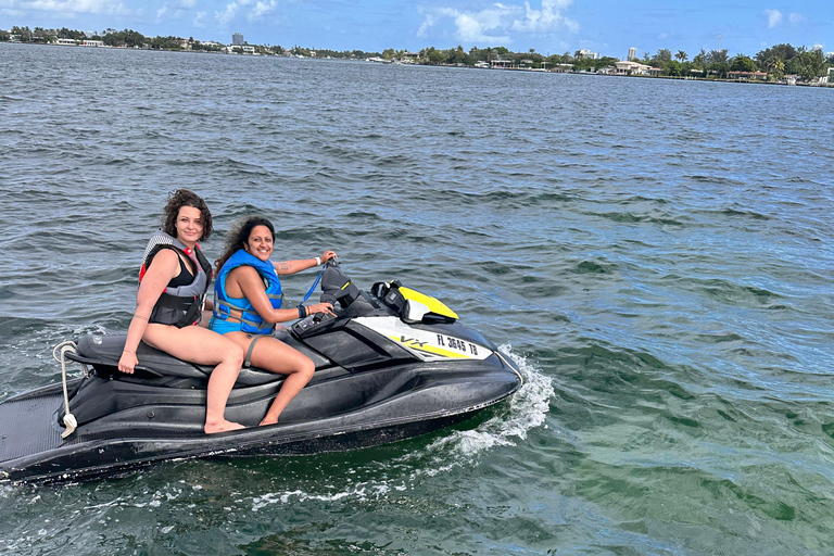 Miami Beach Jetskis + Free Boat Ride 1 Jetski 2 People 1 Hour + Free Boat Ride $60 Due @ Check-In