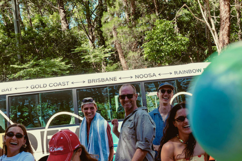 Byron Bay, Gold Coast, Brisbane, Noosa Hop-On Hop-Off Pass 3 Trip Pass