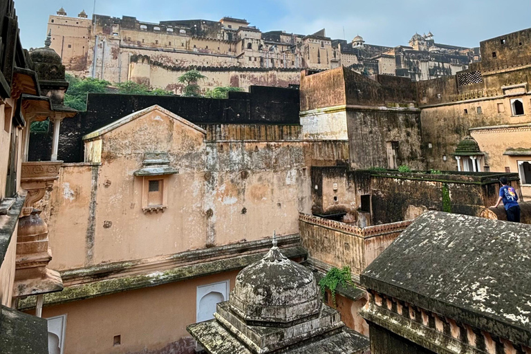 Jaipur: Passeio de bicicleta guiado pelo património de Amber com pequeno-almoçoCiclismo com café da manhã