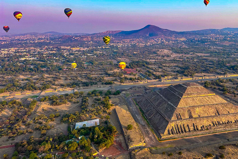 Teotihuacan: Lot balonem na ogrzane powietrze ze śniadaniem