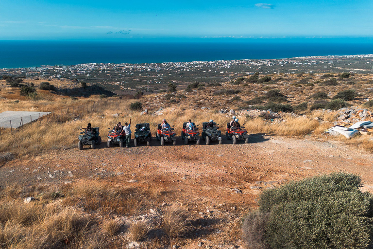 Vanuit Heraklion: Quad Safari Wild Kreta Avondtour