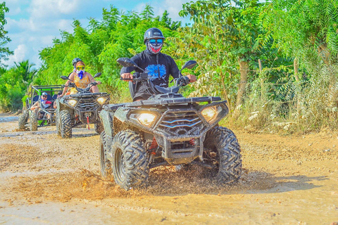 Punta Cana : Plage de Macao et aventure en quad dans la grotte de TainoQuad pour 1 personne