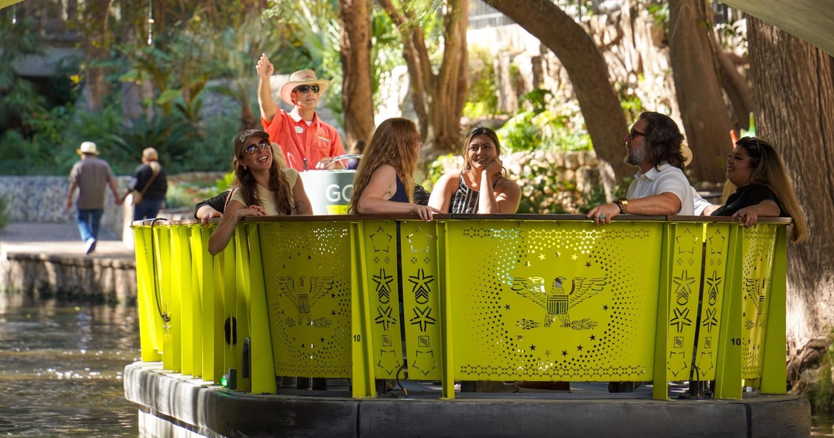 San Antonio Riverwalk Tour With Go Rio River Cruise | GetYourGuide
