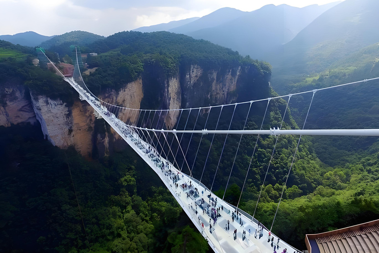 Zhangjiajie Glass Bridge, Huanglong Cave Shared/Private Tour Private tour