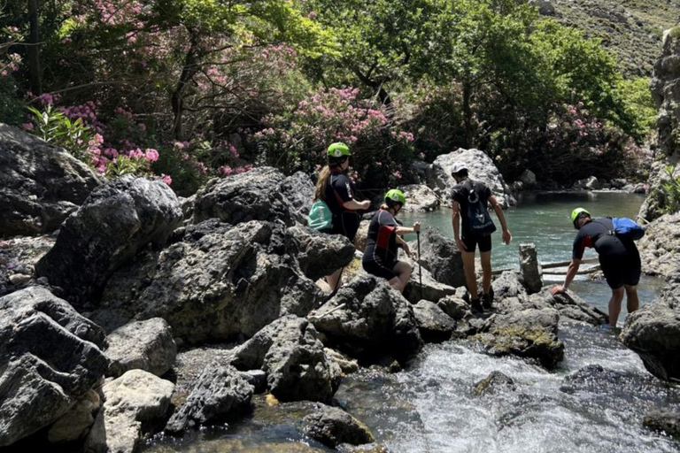 Kourtaliotiko Gorge River Trek with Lunch! Pick-up Avaliable Meeting Point
