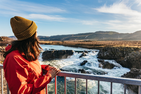 Reykjavik: tour del Silver Circle, dei bagni del canyon e delle cascate