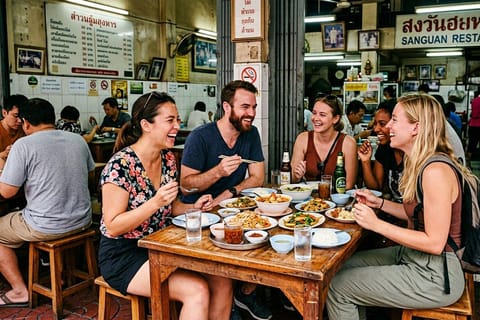 Historic Bangrak Food Tour with 12+ Tastings