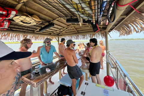Folly Beach: Tiki Boat Cruise with BYOB Option