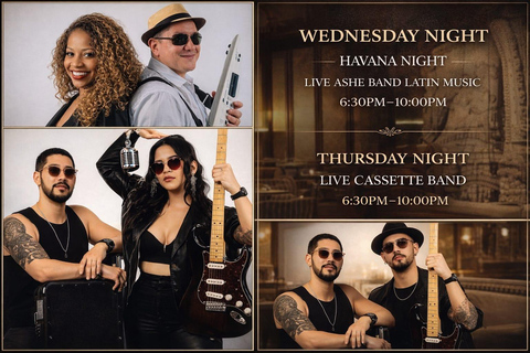 Phnom Penh: Riverview Restaurant Dinner with Live Music