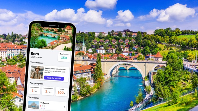 Visit Bern City Exploration Game and Tour on your Phone in Berna