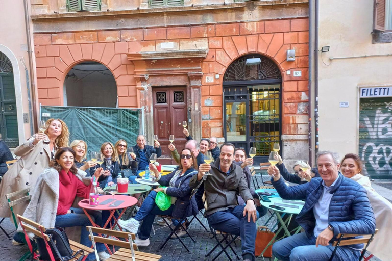 Rome: Food tasting tour in Trastevere Food tasting tour in English