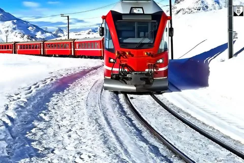 From Milan: Bernina Express and St. Moritz Day Tour
