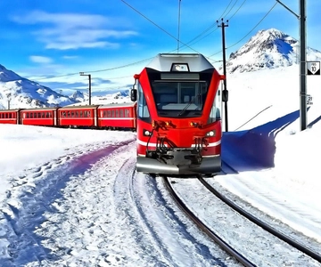Från Milano: Bernina Express och dagstur till St Moritz