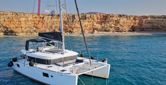 Rethymno: Sunset Catamaran Cruise - Sushi & Open Bar