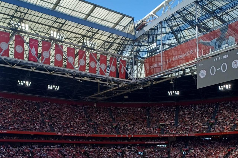 Amsterdam: Ajax Game with fans, seats and Guided City Tour