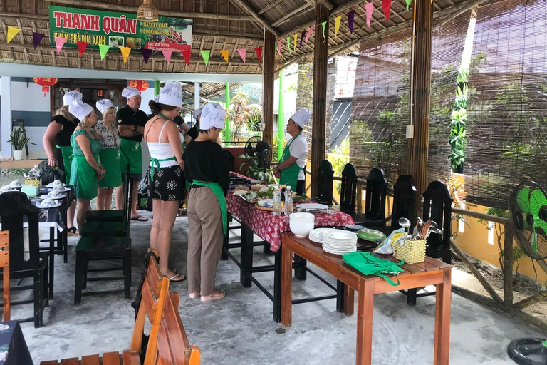 Hoi An :Lantern Making - Cooking Class -Coconut Basket BoatDa Nang Pick Up