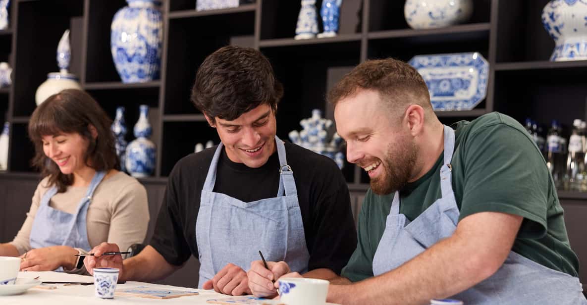 Afbeelding 18 van Amsterdam: traditionele Nederlandse blauwe tegelschilderworkshop