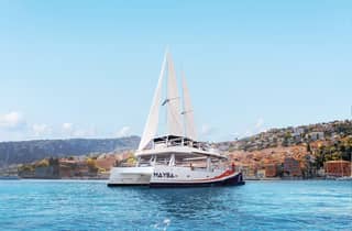 Nizza: Brunch auf See im Maxi-Katamaran – Villefranche, Cap Ferrat