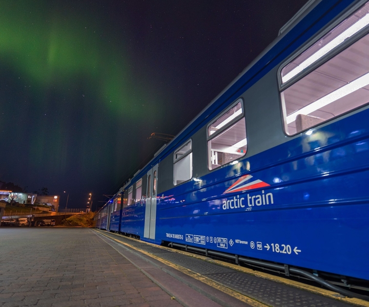Narvikista: Narvikissa: Revontulet Arctic Train Opastettu kierros